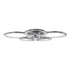 LEDTM® ROYAL-R 61324 Μοντέρνο Φωτιστικό Οροφής LED 135W 16200lm 360° AC 220-240V IP20 Ρυθμιζόμενο Λευκό CCT με Χειριστήριο από 2700K έως 6000K Dimmable - Lumileds SMD Chip - Ασημί Νίκελ - Μ80.5 x Π59 x Υ12cm - 3 Χρόνια Εγγύηση - Image 5