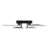 LEDTM® ROYAL-S 61325 Μοντέρνο Φωτιστικό Οροφής LED 135W 16200lm 360° AC 220-240V IP20 Ρυθμιζόμενο Λευκό CCT με Χειριστήριο από 2700K έως 6000K Dimmable - Lumileds SMD Chip - Μαύρο Ματ - Μ58.5 x Π58.5 x Υ12cm - 3 Χρόνια Εγγύηση - Image 4