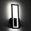 LEDTM® TIARA 61327 Μοντέρνο Φωτιστικό Τοίχου - Απλίκα LED 12W 1440lm 300° AC 220-240V IP20 Ρυθμιζόμενο Λευκό CCT με On/Off 2700K/4500K/6000K - Lumileds SMD Chip - Μαύρο Ματ - Μ12.5 x Π4 x Υ32cm - 3 Χρόνια Εγγύηση - Image 8