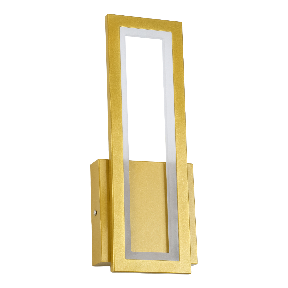 LEDTM® TIARA 61328 Μοντέρνο Φωτιστικό Τοίχου - Απλίκα LED 12W 1440lm 300° AC 220-240V IP20 Ρυθμιζόμενο Λευκό CCT με On/Off 2700K/4500K/6000K - Lumileds SMD Chip - Χρυσό Βούρτσας - Μ12.5 x Π4 x Υ32cm - 3 Χρόνια Εγγύηση - Image 3