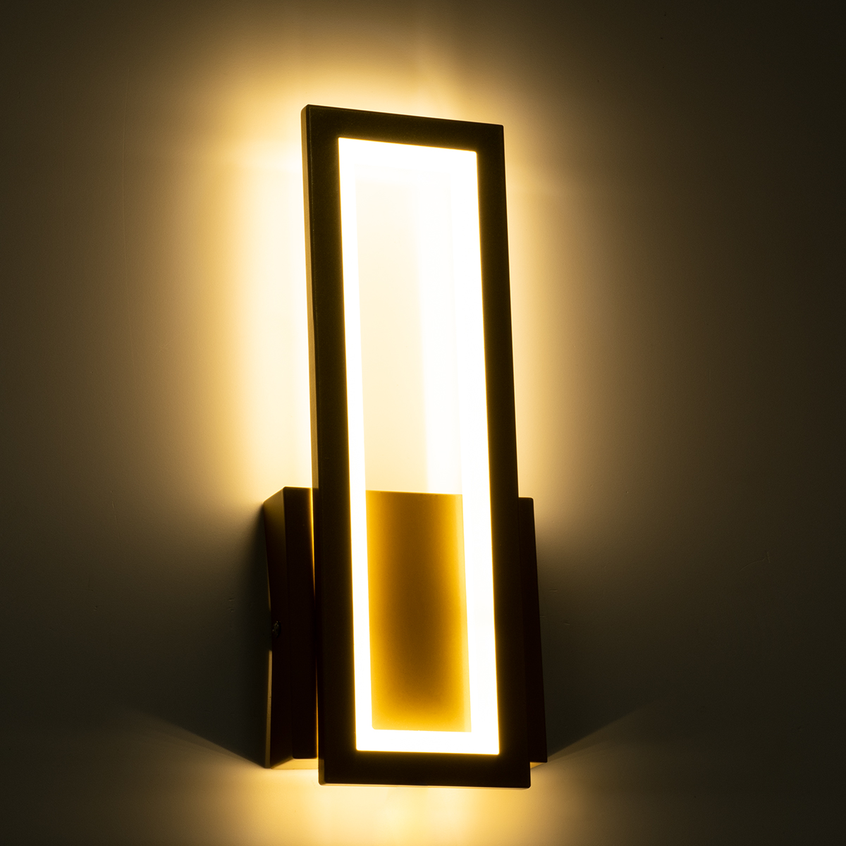 LEDTM® TIARA 61328 Μοντέρνο Φωτιστικό Τοίχου - Απλίκα LED 12W 1440lm 300° AC 220-240V IP20 Ρυθμιζόμενο Λευκό CCT με On/Off 2700K/4500K/6000K - Lumileds SMD Chip - Χρυσό Βούρτσας - Μ12.5 x Π4 x Υ32cm - 3 Χρόνια Εγγύηση - Image 7