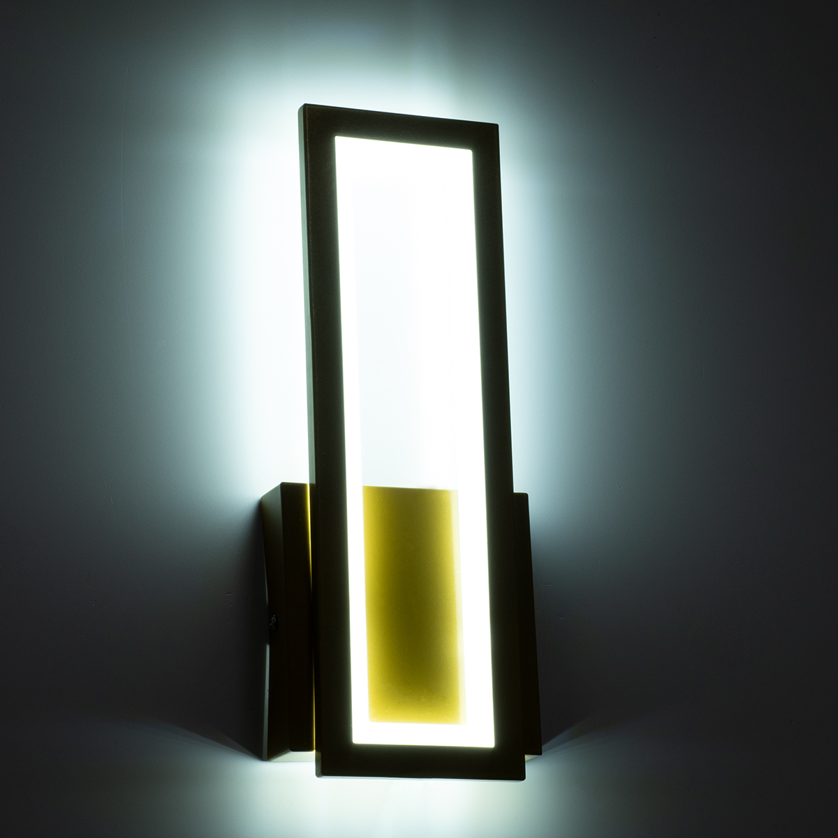 LEDTM® TIARA 61328 Μοντέρνο Φωτιστικό Τοίχου - Απλίκα LED 12W 1440lm 300° AC 220-240V IP20 Ρυθμιζόμενο Λευκό CCT με On/Off 2700K/4500K/6000K - Lumileds SMD Chip - Χρυσό Βούρτσας - Μ12.5 x Π4 x Υ32cm - 3 Χρόνια Εγγύηση - Image 9