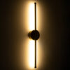 LEDTM® DIADEM 61330 Μοντέρνο Φωτιστικό Τοίχου - Απλίκα LED 9W 900lm 120° AC 220-240V IP20 Ρυθμιζόμενο Λευκό CCT με On/Off 2700K/4500K/6000K - Lumileds SMD Chip - Σατινέ Χρυσό Βούρτσας - Μ10 x Π4 x Υ60cm - 3 Χρόνια Εγγύηση - Image 9