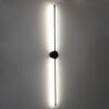 LEDTM® DIADEM 61333 Μοντέρνο Φωτιστικό Τοίχου - Απλίκα LED 18W 2160lm 120° AC 220-240V IP20 Ρυθμιζόμενο Λευκό CCT με On/Off 2700K/4500K/6000K - Lumileds SMD Chip - Μαύρο Ματ - Μ10 x Π4 x Υ120cm - 3 Χρόνια Εγγύηση - Image 10