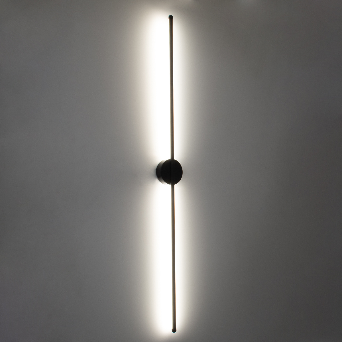 LEDTM® DIADEM 61333 Μοντέρνο Φωτιστικό Τοίχου - Απλίκα LED 18W 2160lm 120° AC 220-240V IP20 Ρυθμιζόμενο Λευκό CCT με On/Off 2700K/4500K/6000K - Lumileds SMD Chip - Μαύρο Ματ - Μ10 x Π4 x Υ120cm - 3 Χρόνια Εγγύηση - Image 10