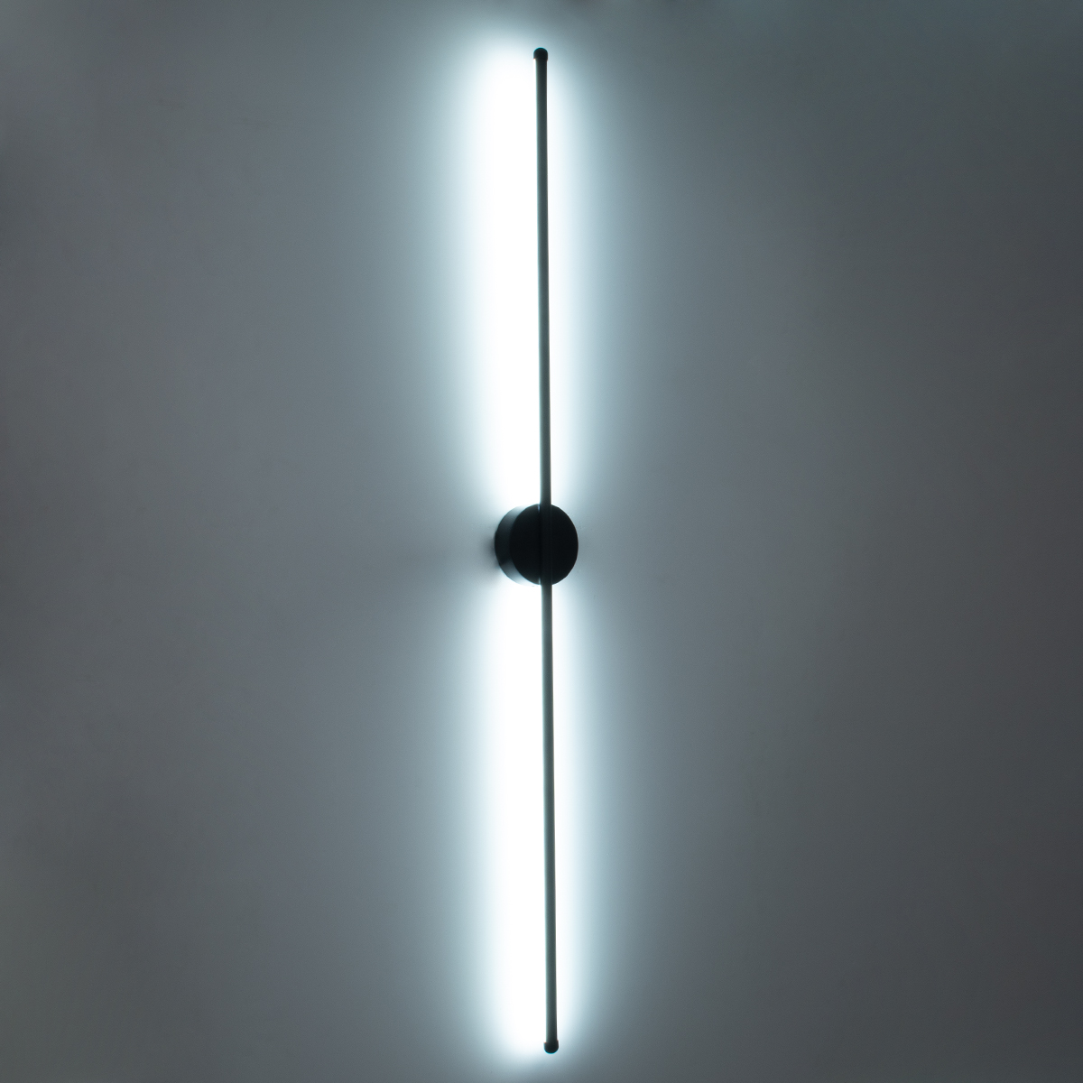 LEDTM® DIADEM 61333 Μοντέρνο Φωτιστικό Τοίχου - Απλίκα LED 18W 2160lm 120° AC 220-240V IP20 Ρυθμιζόμενο Λευκό CCT με On/Off 2700K/4500K/6000K - Lumileds SMD Chip - Μαύρο Ματ - Μ10 x Π4 x Υ120cm - 3 Χρόνια Εγγύηση - Image 11