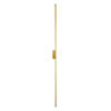 LEDTM® DIADEM 61334 Μοντέρνο Φωτιστικό Τοίχου - Απλίκα LED 18W 2160lm 120° AC 220-240V IP20 Ρυθμιζόμενο Λευκό CCT με On/Off 2700K/4500K/6000K - Lumileds SMD Chip - Χρυσό Βούρτσας - Μ10 x Π4 x Υ120cm - 3 Χρόνια Εγγύηση - Image 5