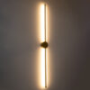 LEDTM® DIADEM 61334 Μοντέρνο Φωτιστικό Τοίχου - Απλίκα LED 18W 2160lm 120° AC 220-240V IP20 Ρυθμιζόμενο Λευκό CCT με On/Off 2700K/4500K/6000K - Lumileds SMD Chip - Χρυσό Βούρτσας - Μ10 x Π4 x Υ120cm - 3 Χρόνια Εγγύηση - Image 9