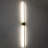 LEDTM® DIADEM 61334 Μοντέρνο Φωτιστικό Τοίχου - Απλίκα LED 18W 2160lm 120° AC 220-240V IP20 Ρυθμιζόμενο Λευκό CCT με On/Off 2700K/4500K/6000K - Lumileds SMD Chip - Χρυσό Βούρτσας - Μ10 x Π4 x Υ120cm - 3 Χρόνια Εγγύηση - Image 10