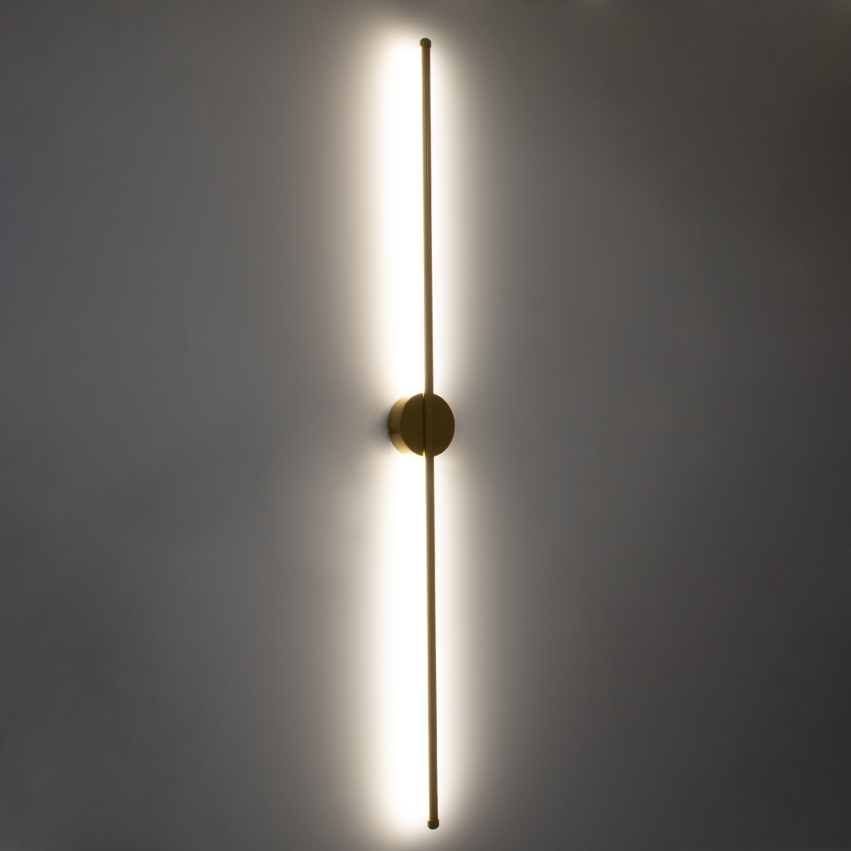LEDTM® DIADEM 61334 Μοντέρνο Φωτιστικό Τοίχου - Απλίκα LED 18W 2160lm 120° AC 220-240V IP20 Ρυθμιζόμενο Λευκό CCT με On/Off 2700K/4500K/6000K - Lumileds SMD Chip - Χρυσό Βούρτσας - Μ10 x Π4 x Υ120cm - 3 Χρόνια Εγγύηση - Image 10