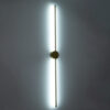 LEDTM® DIADEM 61334 Μοντέρνο Φωτιστικό Τοίχου - Απλίκα LED 18W 2160lm 120° AC 220-240V IP20 Ρυθμιζόμενο Λευκό CCT με On/Off 2700K/4500K/6000K - Lumileds SMD Chip - Χρυσό Βούρτσας - Μ10 x Π4 x Υ120cm - 3 Χρόνια Εγγύηση - Image 11