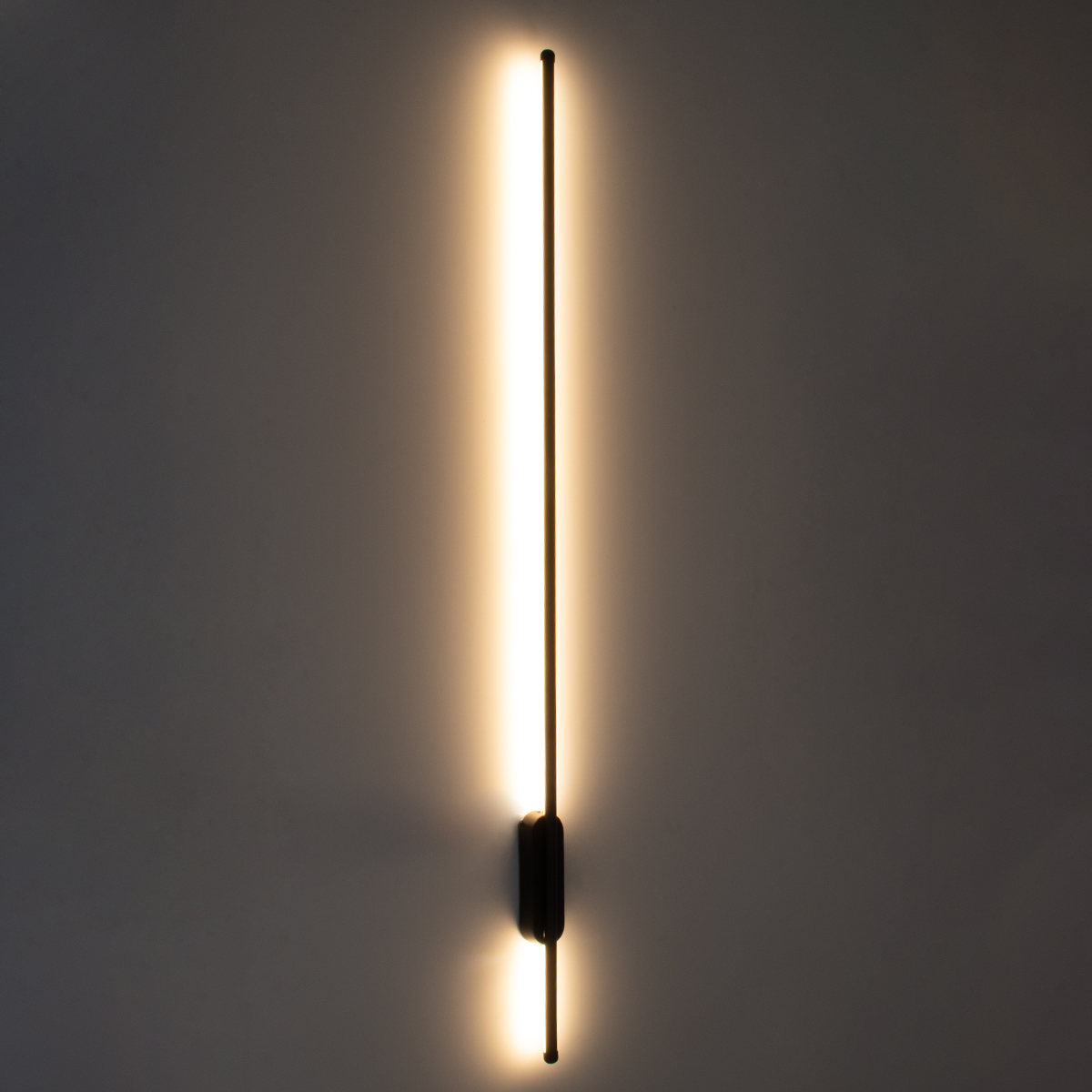 LEDTM® HARLEM 61335 Μοντέρνο Φωτιστικό Τοίχου - Απλίκα LED 18W 2160lm 120° AC 220-240V IP20 Ρυθμιζόμενο Λευκό CCT με On/Off 2700K/4500K/6000K - Lumileds SMD Chip - Μαύρο Ματ - Μ5 x Π4 x Υ120cm - 3 Χρόνια Εγγύηση - Image 9