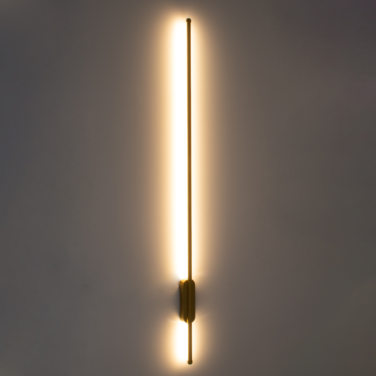 LEDTM® HARLEM 61336 Μοντέρνο Φωτιστικό Τοίχου - Απλίκα LED 18W 2160lm 120° AC 220-240V IP20 Ρυθμιζόμενο Λευκό CCT με On/Off 2700K/4500K/6000K - Lumileds SMD Chip - Χρυσό Βούρτσας - Μ5 x Π4 x Υ120cm - 3 Χρόνια Εγγύηση - Image 9