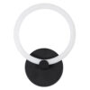 LEDTM® MATILDA 61339 Μοντέρνο Φωτιστικό Τοίχου - Απλίκα LED 8W 960lm 360° AC 220-240V IP20 Ρυθμιζόμενο Λευκό CCT με On/Off 2700K/4500K/6000K - Lumileds SMD Chip - Μαύρο Ματ - Μ20 x Π5 x Υ25.5cm - 3 Χρόνια Εγγύηση - Image 4
