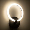 LEDTM® MATILDA 61339 Μοντέρνο Φωτιστικό Τοίχου - Απλίκα LED 8W 960lm 360° AC 220-240V IP20 Ρυθμιζόμενο Λευκό CCT με On/Off 2700K/4500K/6000K - Lumileds SMD Chip - Μαύρο Ματ - Μ20 x Π5 x Υ25.5cm - 3 Χρόνια Εγγύηση - Image 8