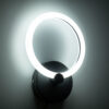 LEDTM® MATILDA 61339 Μοντέρνο Φωτιστικό Τοίχου - Απλίκα LED 8W 960lm 360° AC 220-240V IP20 Ρυθμιζόμενο Λευκό CCT με On/Off 2700K/4500K/6000K - Lumileds SMD Chip - Μαύρο Ματ - Μ20 x Π5 x Υ25.5cm - 3 Χρόνια Εγγύηση - Image 9