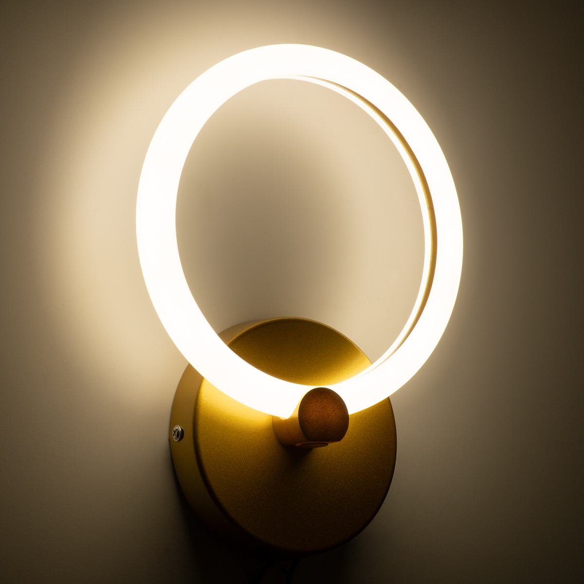 LEDTM® MATILDA 61340 Μοντέρνο Φωτιστικό Τοίχου - Απλίκα LED 8W 960lm 360° AC 220-240V IP20 Ρυθμιζόμενο Λευκό CCT με On/Off 2700K/4500K/6000K - Lumileds SMD Chip - Χρυσό - Μ20 x Π5 x Υ25.5cm - 3 Χρόνια Εγγύηση - Image 8