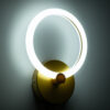 LEDTM® MATILDA 61340 Μοντέρνο Φωτιστικό Τοίχου - Απλίκα LED 8W 960lm 360° AC 220-240V IP20 Ρυθμιζόμενο Λευκό CCT με On/Off 2700K/4500K/6000K - Lumileds SMD Chip - Χρυσό - Μ20 x Π5 x Υ25.5cm - 3 Χρόνια Εγγύηση - Image 9