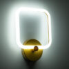 LEDTM® ELIZA 61344 Μοντέρνο Φωτιστικό Τοίχου - Απλίκα LED 8W 960lm 360° AC 220-240V IP20 Ρυθμιζόμενο Λευκό CCT με On/Off 2700K/4500K/6000K - Lumileds SMD Chip - Χρυσό - Μ22 x Π5 x Υ28.5cm - 3 Χρόνια Εγγύηση - Image 9
