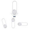 LEDTM® DALLAS 61346 Μοντέρνο Φωτιστικό Τοίχου - Απλίκα LED 12W 1200lm 360° AC 220-240V IP20 Ρυθμιζόμενο Λευκό CCT με On/Off 2700K/4500K/6000K - Lumileds SMD Chip - Λευκό Ματ - Μ12 x Π6.5 x Υ32cm - 3 Χρόνια Εγγύηση - Image 8