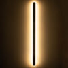 LEDTM® HOUSTON 61349 Μοντέρνο Φωτιστικό Τοίχου - Απλίκα LED 24W 2880lm 360° AC 220-240V IP20 Ρυθμιζόμενο Λευκό CCT με On/Off 2700K/4500K/6000K - Lumileds SMD Chip - Μαύρο Ματ - Μ6 x Π3 x Υ100cm - 3 Χρόνια Εγγύηση - Image 8