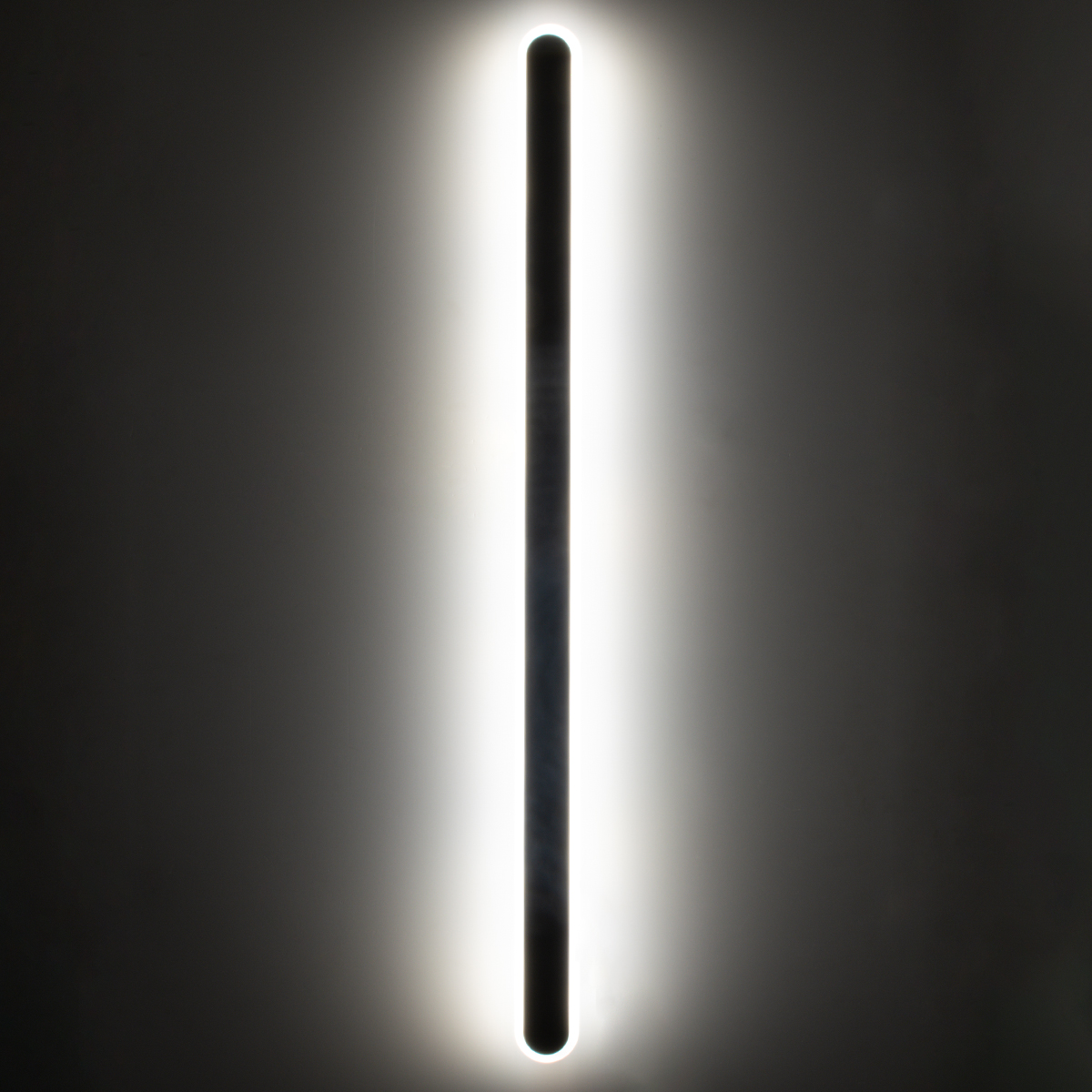 LEDTM® HOUSTON 61349 Μοντέρνο Φωτιστικό Τοίχου - Απλίκα LED 24W 2880lm 360° AC 220-240V IP20 Ρυθμιζόμενο Λευκό CCT με On/Off 2700K/4500K/6000K - Lumileds SMD Chip - Μαύρο Ματ - Μ6 x Π3 x Υ100cm - 3 Χρόνια Εγγύηση - Image 9
