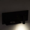 LEDTM® PALADIN 61351 Μοντέρνο Φωτιστικό Τοίχου - Απλίκα Ξενοδοχείου Reading Light με Φορτιστή USB 3A & Wireless 20W LED 6W 720lm 36° & 360° AC 220-240V IP20 Φυσικό Λευκό 4500K - Bridgelux COB Chip & TÜV SÜD Driver - Μαύρο Ματ - Μ30 x Π11 x Υ12cm - 3 Χρόνια Εγγύηση - Image 14