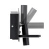 LEDTM® PALADIN 61351 Μοντέρνο Φωτιστικό Τοίχου - Απλίκα Ξενοδοχείου Reading Light με Φορτιστή USB 3A & Wireless 20W LED 6W 720lm 36° & 360° AC 220-240V IP20 Φυσικό Λευκό 4500K - Bridgelux COB Chip & TÜV SÜD Driver - Μαύρο Ματ - Μ30 x Π11 x Υ12cm - 3 Χρόνια Εγγύηση - Image 5