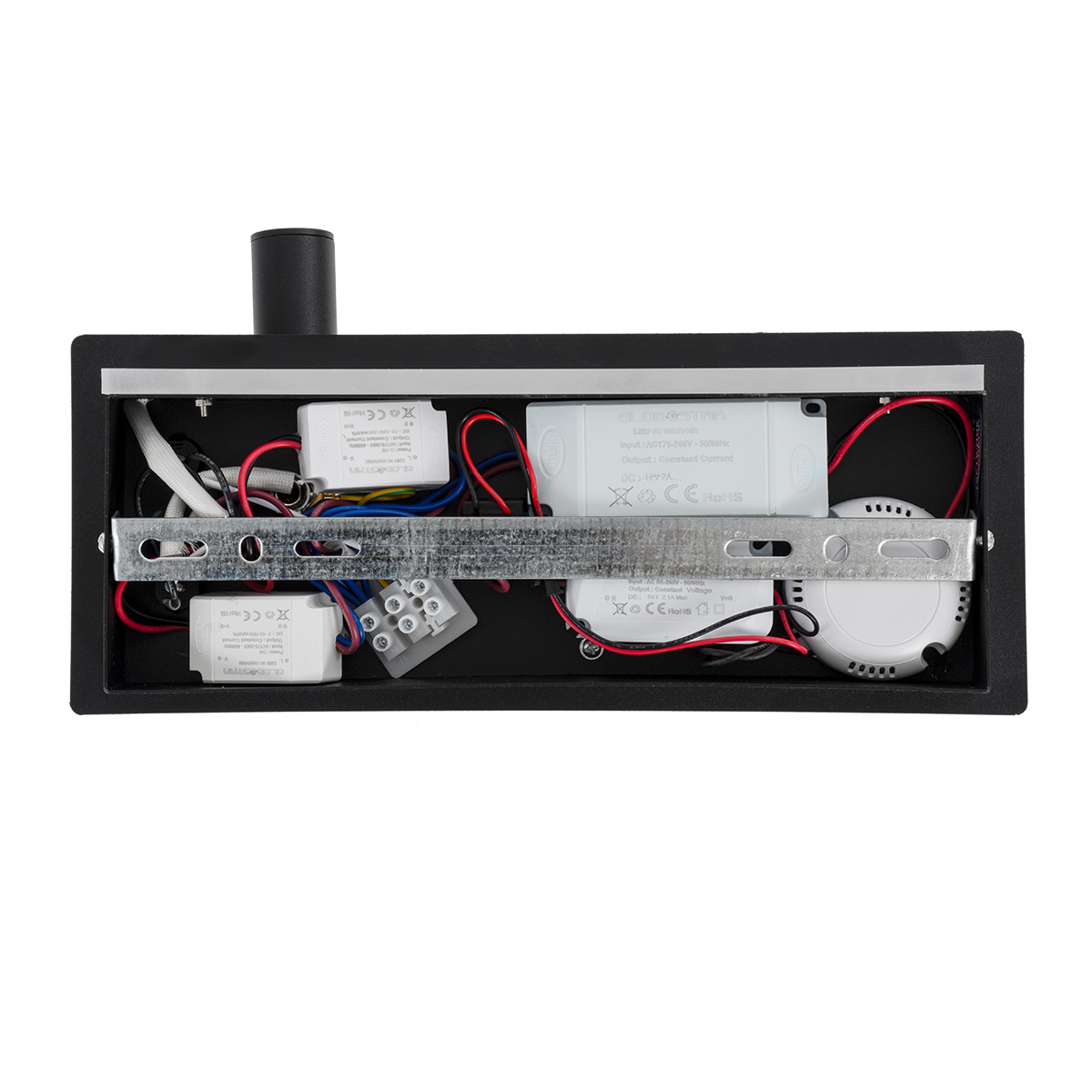 LEDTM® PALADIN 61351 Μοντέρνο Φωτιστικό Τοίχου - Απλίκα Ξενοδοχείου Reading Light με Φορτιστή USB 3A & Wireless 20W LED 6W 720lm 36° & 360° AC 220-240V IP20 Φυσικό Λευκό 4500K - Bridgelux COB Chip & TÜV SÜD Driver - Μαύρο Ματ - Μ30 x Π11 x Υ12cm - 3 Χρόνια Εγγύηση - Image 6