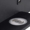 LEDTM® PALADIN 61351 Μοντέρνο Φωτιστικό Τοίχου - Απλίκα Ξενοδοχείου Reading Light με Φορτιστή USB 3A & Wireless 20W LED 6W 720lm 36° & 360° AC 220-240V IP20 Φυσικό Λευκό 4500K - Bridgelux COB Chip & TÜV SÜD Driver - Μαύρο Ματ - Μ30 x Π11 x Υ12cm - 3 Χρόνια Εγγύηση - Image 8
