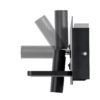 LEDTM® PALADIN 61352 Μοντέρνο Φωτιστικό Τοίχου - Απλίκα Ξενοδοχείου Reading Light με Φορτιστή USB 3A & Wireless 20W LED 6W 720lm 36° & 360° AC 220-240V IP20 Φυσικό Λευκό 4500K - Bridgelux COB Chip & TÜV SÜD Driver - Μαύρο Ματ - Μ30 x Π11 x Υ12cm - 3 Χρόνια Εγγύηση - Image 5