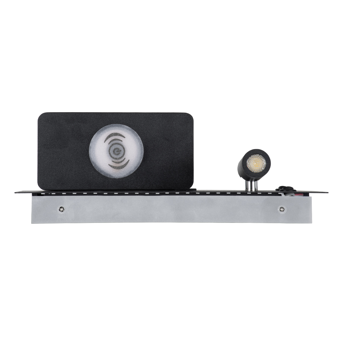 LEDTM® PALADIN 61352 Μοντέρνο Φωτιστικό Τοίχου - Απλίκα Ξενοδοχείου Reading Light με Φορτιστή USB 3A & Wireless 20W LED 6W 720lm 36° & 360° AC 220-240V IP20 Φυσικό Λευκό 4500K - Bridgelux COB Chip & TÜV SÜD Driver - Μαύρο Ματ - Μ30 x Π11 x Υ12cm - 3 Χρόνια Εγγύηση - Image 7