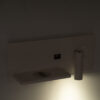 LEDTM® PALADIN 61353 Μοντέρνο Φωτιστικό Τοίχου - Απλίκα Ξενοδοχείου Reading Light με Φορτιστή USB 3A & Wireless 20W LED 6W 720lm 36° & 360° AC 220-240V IP20 Φυσικό Λευκό 4500K - Bridgelux COB Chip & TÜV SÜD Driver - Λευκό Ματ - Μ30 x Π11 x Υ12cm - 3 Χρόνια Εγγύηση - Image 14