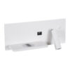LEDTM® PALADIN 61353 Μοντέρνο Φωτιστικό Τοίχου - Απλίκα Ξενοδοχείου Reading Light με Φορτιστή USB 3A & Wireless 20W LED 6W 720lm 36° & 360° AC 220-240V IP20 Φυσικό Λευκό 4500K - Bridgelux COB Chip & TÜV SÜD Driver - Λευκό Ματ - Μ30 x Π11 x Υ12cm - 3 Χρόνια Εγγύηση - Image 3