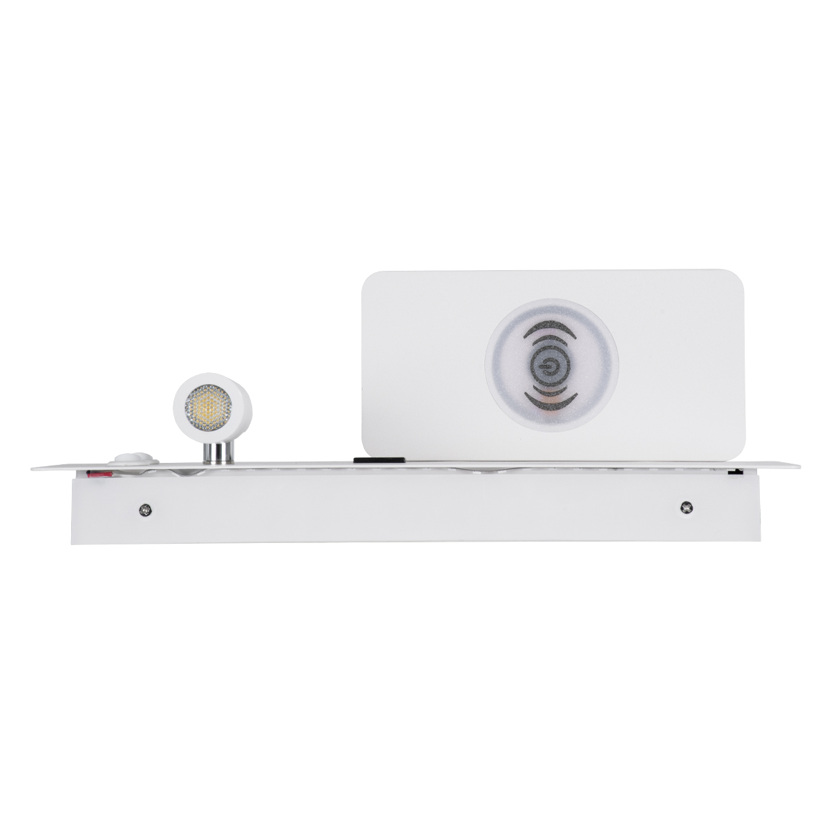 LEDTM® PALADIN 61353 Μοντέρνο Φωτιστικό Τοίχου - Απλίκα Ξενοδοχείου Reading Light με Φορτιστή USB 3A & Wireless 20W LED 6W 720lm 36° & 360° AC 220-240V IP20 Φυσικό Λευκό 4500K - Bridgelux COB Chip & TÜV SÜD Driver - Λευκό Ματ - Μ30 x Π11 x Υ12cm - 3 Χρόνια Εγγύηση - Image 7