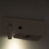 LEDTM® PALADIN 61354 Μοντέρνο Φωτιστικό Τοίχου - Απλίκα Ξενοδοχείου Reading Light με Φορτιστή USB 3A & Wireless 20W LED 6W 720lm 36° & 360° AC 220-240V IP20 Φυσικό Λευκό 4500K - Bridgelux COB Chip & TÜV SÜD Driver - Λευκό Ματ - Μ30 x Π11 x Υ12cm - 3 Χρόνια Εγγύηση - Image 14