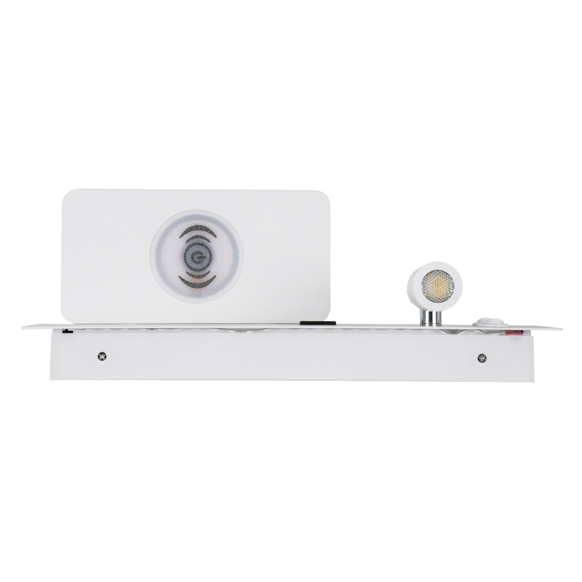 LEDTM® PALADIN 61354 Μοντέρνο Φωτιστικό Τοίχου - Απλίκα Ξενοδοχείου Reading Light με Φορτιστή USB 3A & Wireless 20W LED 6W 720lm 36° & 360° AC 220-240V IP20 Φυσικό Λευκό 4500K - Bridgelux COB Chip & TÜV SÜD Driver - Λευκό Ματ - Μ30 x Π11 x Υ12cm - 3 Χρόνια Εγγύηση - Image 7