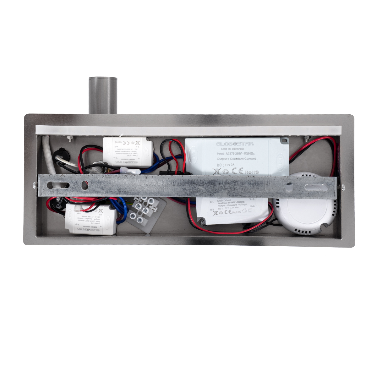 LEDTM® PALADIN 61355 Μοντέρνο Φωτιστικό Τοίχου - Απλίκα Ξενοδοχείου Reading Light με Φορτιστή USB 3A & Wireless 20W LED 6W 720lm 36° & 360° AC 220-240V IP20 Φυσικό Λευκό 4500K - Bridgelux COB Chip & TÜV SÜD Driver - Νίκελ Βούρτσας - Μ30 x Π11 x Υ12cm - 3 Χρόνια Εγγύηση - Image 6