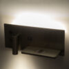 LEDTM® PALADIN 61356 Μοντέρνο Φωτιστικό Τοίχου - Απλίκα Ξενοδοχείου Reading Light με Φορτιστή USB 3A & Wireless 20W LED 6W 720lm 36° & 360° AC 220-240V IP20 Φυσικό Λευκό 4500K - Bridgelux COB Chip & TÜV SÜD Driver - Νίκελ Βούρτσας - Μ30 x Π11 x Υ12cm - 3 Χρόνια Εγγύηση - Image 12