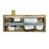 LEDTM® PALADIN 61357 Μοντέρνο Φωτιστικό Τοίχου - Απλίκα Ξενοδοχείου Reading Light με Φορτιστή USB 3A & Wireless 20W LED 6W 720lm 36° & 360° AC 220-240V IP20 Φυσικό Λευκό 4500K - Bridgelux COB Chip & TÜV SÜD Driver - Χρυσό Βούρτσας - Μ30 x Π11 x Υ12cm - 3 Χρόνια Εγγύηση - Image 6
