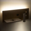 LEDTM® PALADIN 61359 Μοντέρνο Φωτιστικό Τοίχου - Απλίκα Ξενοδοχείου Reading Light με Φορτιστή USB 3A & Wireless 20W LED 6W 720lm 36° & 360° AC 220-240V IP20 Φυσικό Λευκό 4500K - Bridgelux COB Chip & TÜV SÜD Driver - Μπεζ & Λευκό - Μ30 x Π11 x Υ12cm - 3 Χρόνια Εγγύηση - Image 12