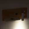 LEDTM® PALADIN 61359 Μοντέρνο Φωτιστικό Τοίχου - Απλίκα Ξενοδοχείου Reading Light με Φορτιστή USB 3A & Wireless 20W LED 6W 720lm 36° & 360° AC 220-240V IP20 Φυσικό Λευκό 4500K - Bridgelux COB Chip & TÜV SÜD Driver - Μπεζ & Λευκό - Μ30 x Π11 x Υ12cm - 3 Χρόνια Εγγύηση - Image 14