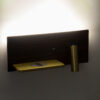 LEDTM® PALADIN 61361 Μοντέρνο Φωτιστικό Τοίχου - Απλίκα Ξενοδοχείου Reading Light με Φορτιστή USB 3A & Wireless 20W LED 6W 720lm 36° & 360° AC 220-240V IP20 Φυσικό Λευκό 4500K - Bridgelux COB Chip & TÜV SÜD Driver - Καφέ & Χρυσό Βούρτσας - Μ30 x Π11 x Υ12cm - 3 Χρόνια Εγγύηση - Image 13