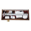 LEDTM® PALADIN 61361 Μοντέρνο Φωτιστικό Τοίχου - Απλίκα Ξενοδοχείου Reading Light με Φορτιστή USB 3A & Wireless 20W LED 6W 720lm 36° & 360° AC 220-240V IP20 Φυσικό Λευκό 4500K - Bridgelux COB Chip & TÜV SÜD Driver - Καφέ & Χρυσό Βούρτσας - Μ30 x Π11 x Υ12cm - 3 Χρόνια Εγγύηση - Image 6