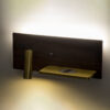 LEDTM® PALADIN 61362 Μοντέρνο Φωτιστικό Τοίχου - Απλίκα Ξενοδοχείου Reading Light με Φορτιστή USB 3A & Wireless 20W LED 6W 720lm 36° & 360° AC 220-240V IP20 Φυσικό Λευκό 4500K - Bridgelux COB Chip & TÜV SÜD Driver - Καφέ & Χρυσό Βούρτσας - Μ30 x Π11 x Υ12cm - 3 Χρόνια Εγγύηση - Image 12