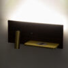 LEDTM® PALADIN 61362 Μοντέρνο Φωτιστικό Τοίχου - Απλίκα Ξενοδοχείου Reading Light με Φορτιστή USB 3A & Wireless 20W LED 6W 720lm 36° & 360° AC 220-240V IP20 Φυσικό Λευκό 4500K - Bridgelux COB Chip & TÜV SÜD Driver - Καφέ & Χρυσό Βούρτσας - Μ30 x Π11 x Υ12cm - 3 Χρόνια Εγγύηση - Image 13