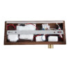 LEDTM® PALADIN 61362 Μοντέρνο Φωτιστικό Τοίχου - Απλίκα Ξενοδοχείου Reading Light με Φορτιστή USB 3A & Wireless 20W LED 6W 720lm 36° & 360° AC 220-240V IP20 Φυσικό Λευκό 4500K - Bridgelux COB Chip & TÜV SÜD Driver - Καφέ & Χρυσό Βούρτσας - Μ30 x Π11 x Υ12cm - 3 Χρόνια Εγγύηση - Image 6