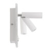 LEDTM® LADY-O 61364 Μοντέρνο Φωτιστικό Τοίχου - Απλίκα Ξενοδοχείου Reading Light με Φορτιστή USB 3A LED 10W 1000lm 36° & 360° AC 220-240V IP20 Φυσικό Λευκό 4500K - Bridgelux COB Chip & TÜV SÜD Driver - Λευκό Ματ - Μ10.5 x Π10 x Υ18.5cm - 3 Χρόνια Εγγύηση - Image 4