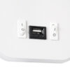 LEDTM® LADY-O 61364 Μοντέρνο Φωτιστικό Τοίχου - Απλίκα Ξενοδοχείου Reading Light με Φορτιστή USB 3A LED 10W 1000lm 36° & 360° AC 220-240V IP20 Φυσικό Λευκό 4500K - Bridgelux COB Chip & TÜV SÜD Driver - Λευκό Ματ - Μ10.5 x Π10 x Υ18.5cm - 3 Χρόνια Εγγύηση - Image 6