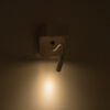 LEDTM® IBIS 61368 Μοντέρνο Φωτιστικό Τοίχου - Απλίκα Ξενοδοχείου Reading Light με Φορτιστή USB 3A LED 10W 1100lm 36° & 360° AC 220-240V IP20 Φυσικό Λευκό 4500K - Bridgelux COB Chip & TÜV SÜD Driver - Λευκό Ματ - Μ10 x Π6.1 x Υ18cm - 3 Χρόνια Εγγύηση - Image 13